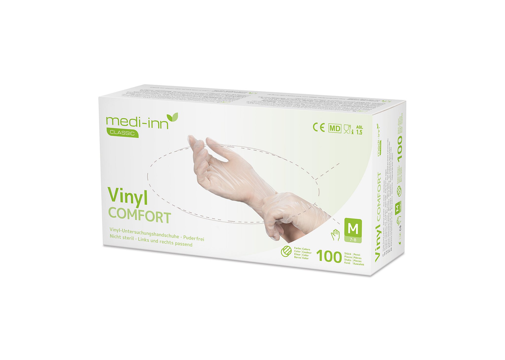 Klicken Sie um den Katalogbereich Vinyl-Handschuhe zu öffnen