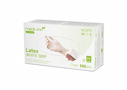 Latex-Handschuhe Medi-Inn White Grip