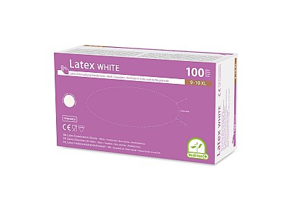 Latex-Handschuhe Medi-Inn White