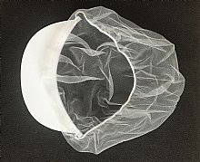 Nylon-Netzhaube mit PVC-Schirm